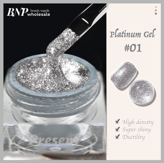 Super Shiny Platinum Gel 4 Colors | Present