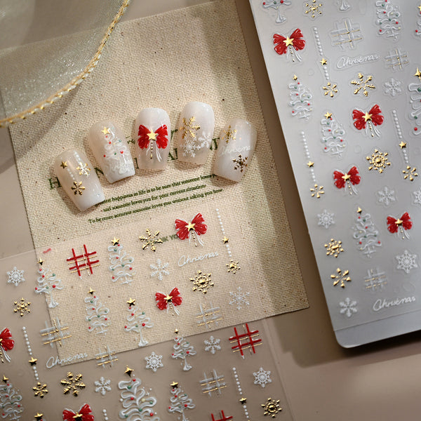 Christmas Nail Art Stickers (36 styles)
