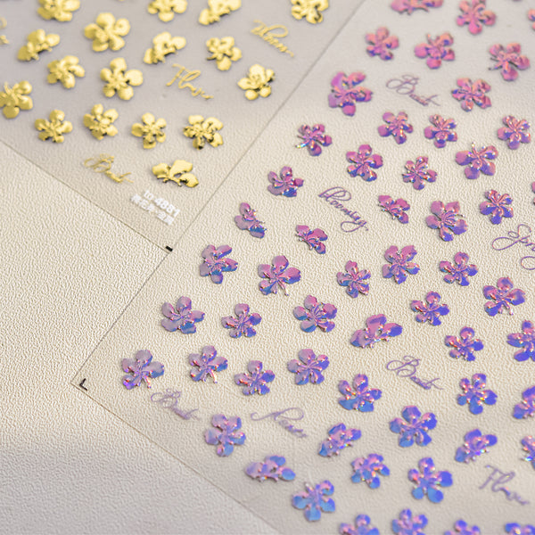 Floral Nail Sticker Decorative Decal Nail Art