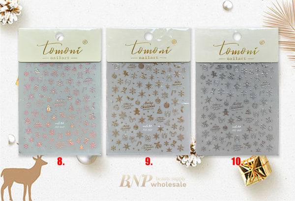 Christmas Nail Art Stickers (36 styles)