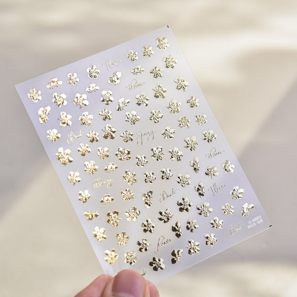 Floral Nail Sticker Decorative Decal Nail Art