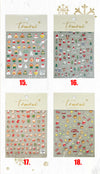 Christmas Nail Art Stickers (36 styles)