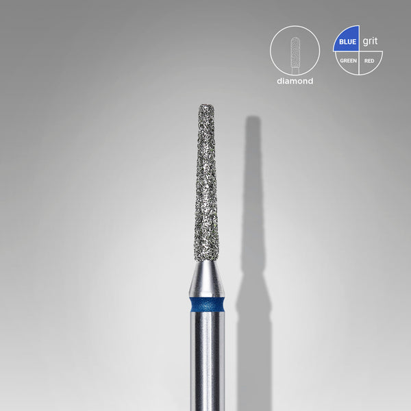 Staleks Diamond nail drill bit frustum blue EXPERT head diameter 1,6 mm / working part 10 mm