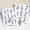 French Manicure Guide Stickers (4 types)