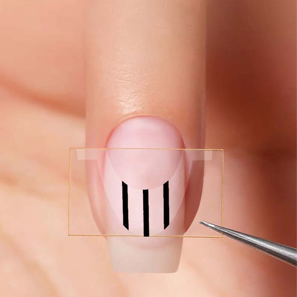 French Manicure Guide Stickers (4 types)
