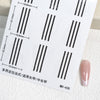 French Manicure Guide Stickers (4 types)