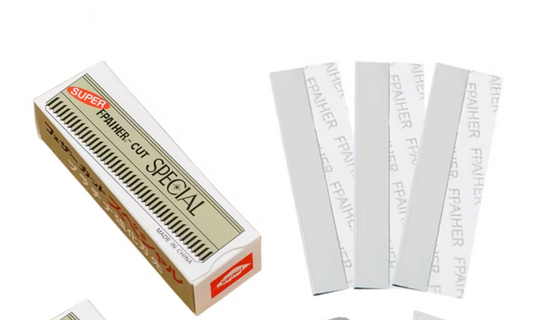 Best Quality 10pcs Feather Blades Professional Hair Trimming Razors Blade Stainless Steel Multifunction Makeup Blades