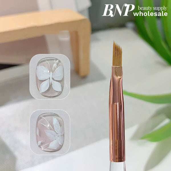 Triangle nail brush