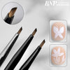Triangle nail brush
