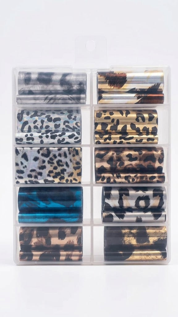 Foil Paper Nail Art Transfer Foil for Metallic, Holographic & Luxury Nail Designs