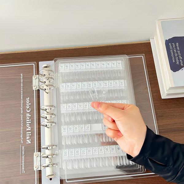 Acrylic Nail Color Display Magnet Removable Swatch Book | 120/180/504 Colors