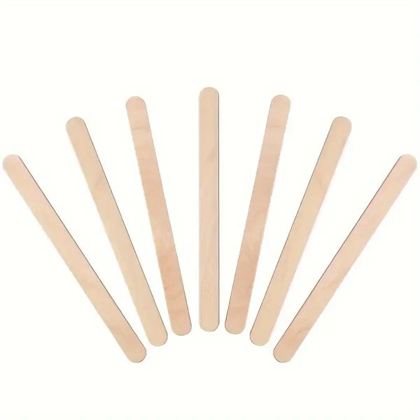 Wooden Beauty Spatula Set for Wax Coating and Scraping 100pcs