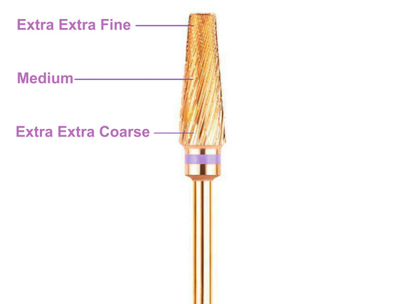 5 in 1 Pro XXC-XXF in one Carbide Drill Bit for E-File | High Quality Nail Bits