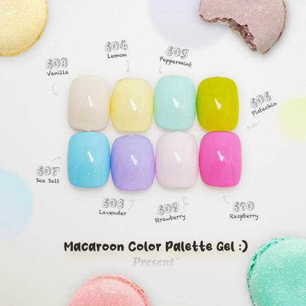 Macaroon Gel Polish Collection(603~610) | Present
