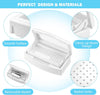 Manicure Nail Tools Lash Tweezer Sterilizer Disinfecting Tray Box Plastic