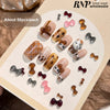 Three-dimensional Bow tie nail decor 4 colors 50pcs/pack