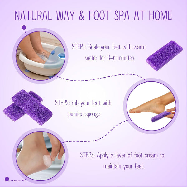 Mini Double Sided Washable Pumice for Pedicure