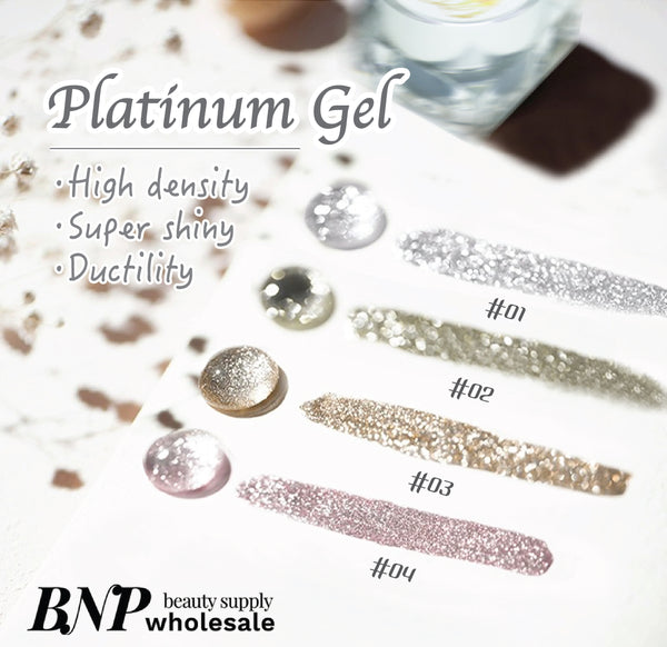 Super Shiny Platinum Gel 4 Colors | Present