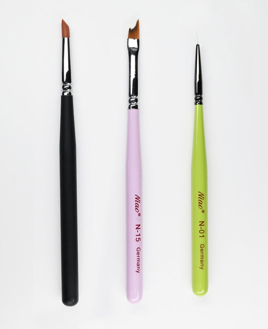 Nail Design Gel Brush(French/Silicone/Liner)