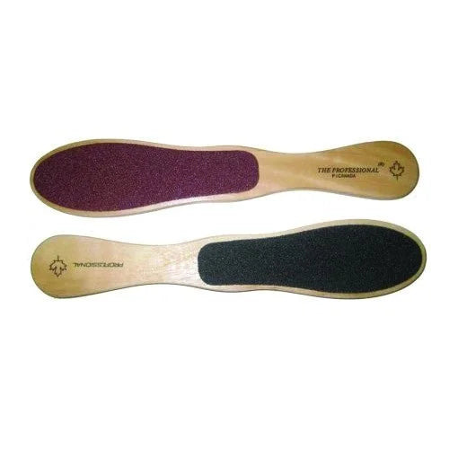 mbi Wooden Foot File Thick Handle Waterproof Reusable