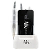 AK Nails Pro - Professional Portable Cordless E-file With Desktop Charging Dock & Drill Bit Holder