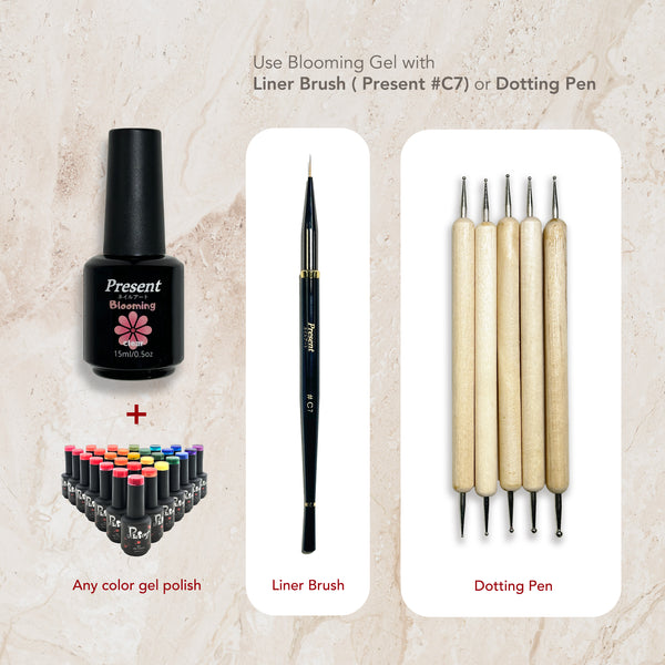 Blooming Gel for Nail Art Design LED Lamp Required (15ml)
