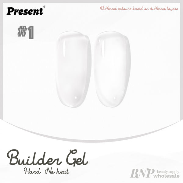 Present - Hard Builder Gel No Heat (8g/50g/500g/1000g)