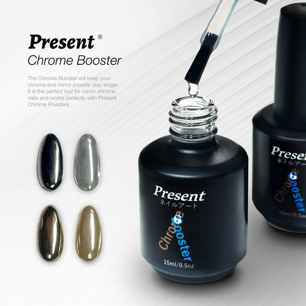 Chrome Booster Chrome Powder Enhancing Gel | Present (15ml)