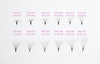 OceanLuxe Premade eyelash fans(500 fans/box)16D-0.03-D Curl