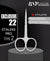 Staleks Exclusive 22/2 Professional Cuticle Scissors