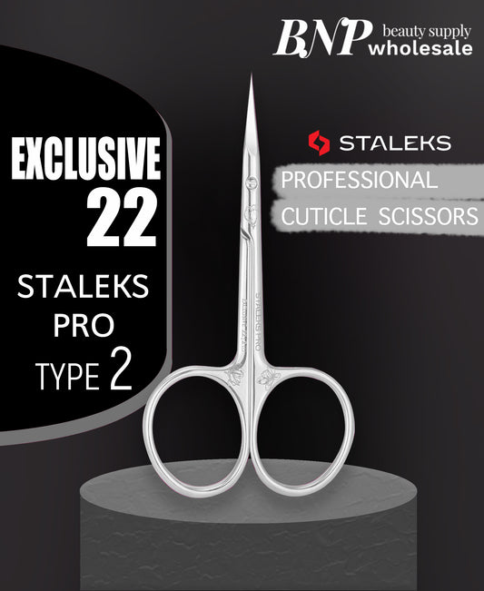 Staleks Exclusive 22/2 Professional Cuticle Scissors