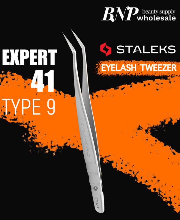 EXPERT 41 PROFESSIONAL EYELASH TWEEZERS | STALEKS PRO