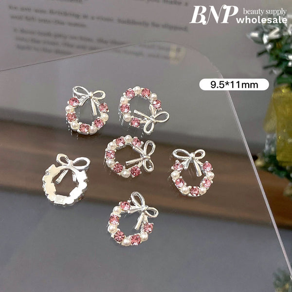 Christmas wreath metal decors