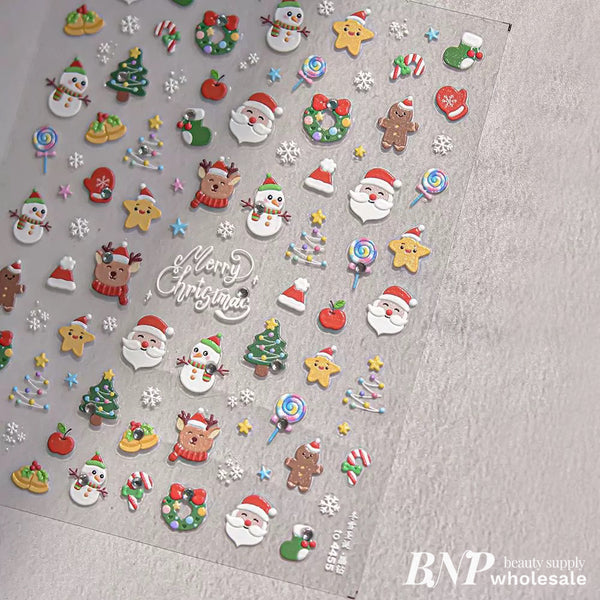 Christmas Nail Art Stickers (36 styles)
