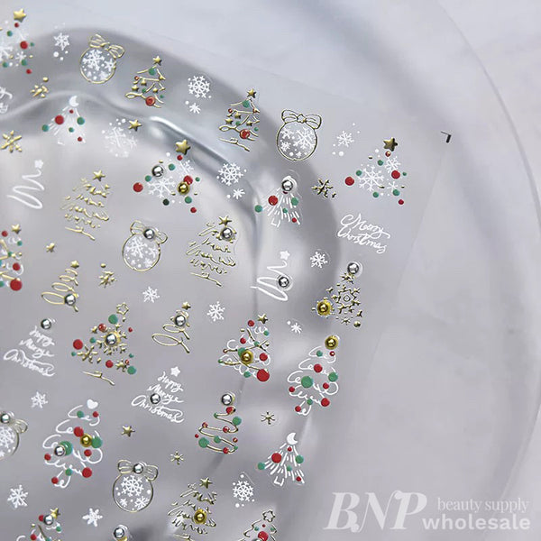 Christmas Nail Art Stickers (36 styles)