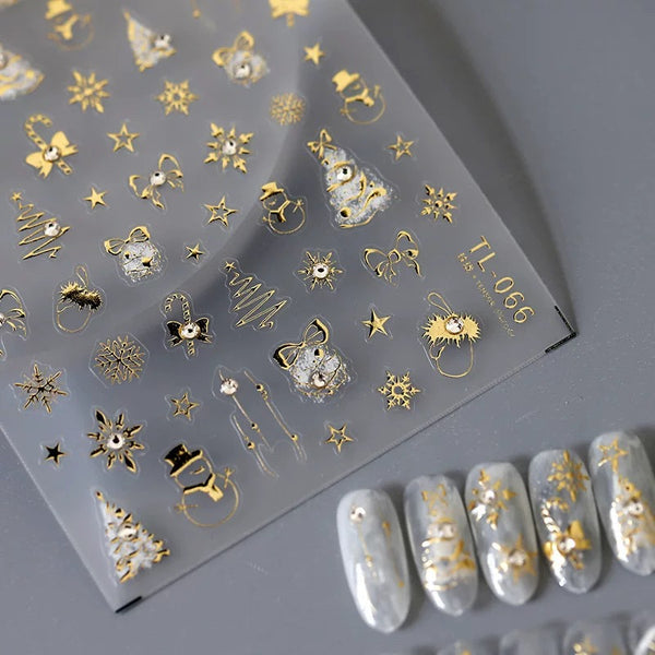 Christmas Nail Art Stickers (36 styles)