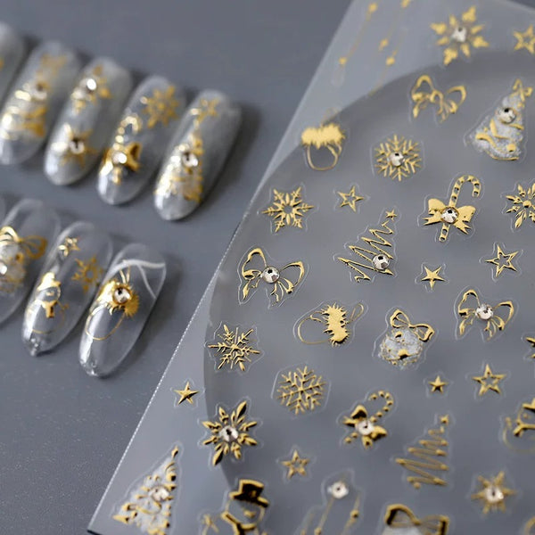 Christmas Nail Art Stickers (36 styles)