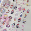 5D Labubu Zimomo Popmart Nail Art Stickers 5 types