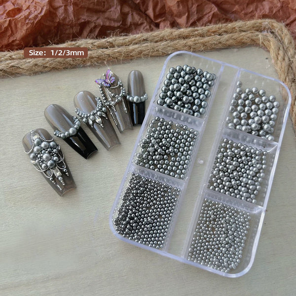 Pearl Decor 6 Slots/pack (Mix Size/ Duo Colour)