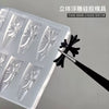 Chrome Hearts 3D Carving Silicone DIY Nail Mould Decoration