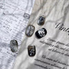 Iron Dark Gothic Style Black/Gold Nail Stickers Cross