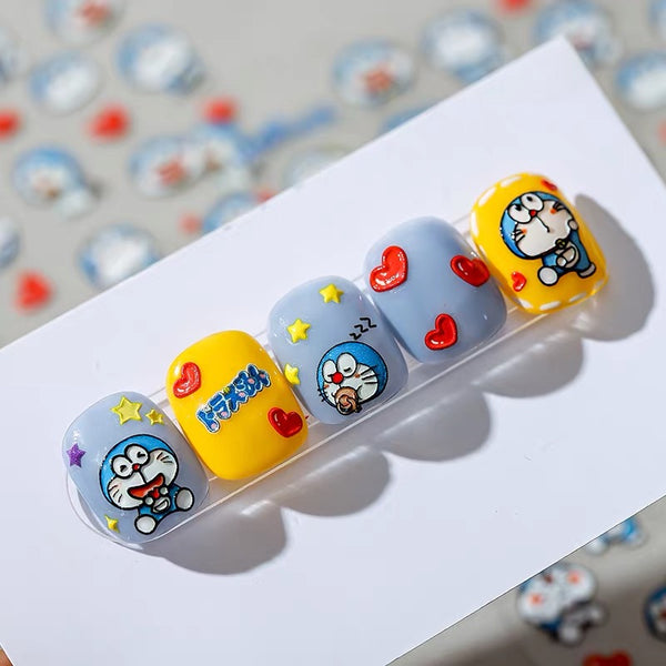 Doraemon Decorative Stickers Nail Stickers