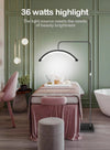Half Moon Floor Lamp for Beauty/SPA Height Adjustable (with remote control)