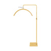28-inch curved lamp gold