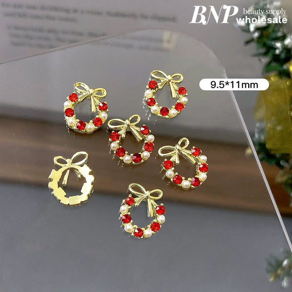 Christmas wreath metal decors