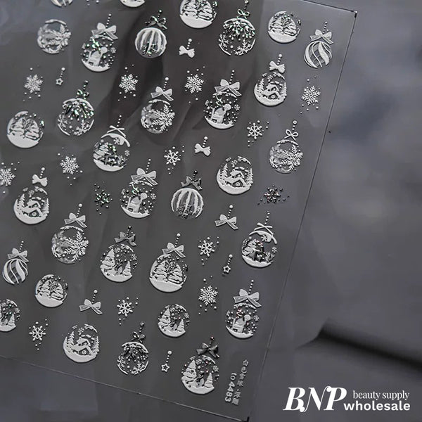 Christmas Nail Art Stickers (36 styles)