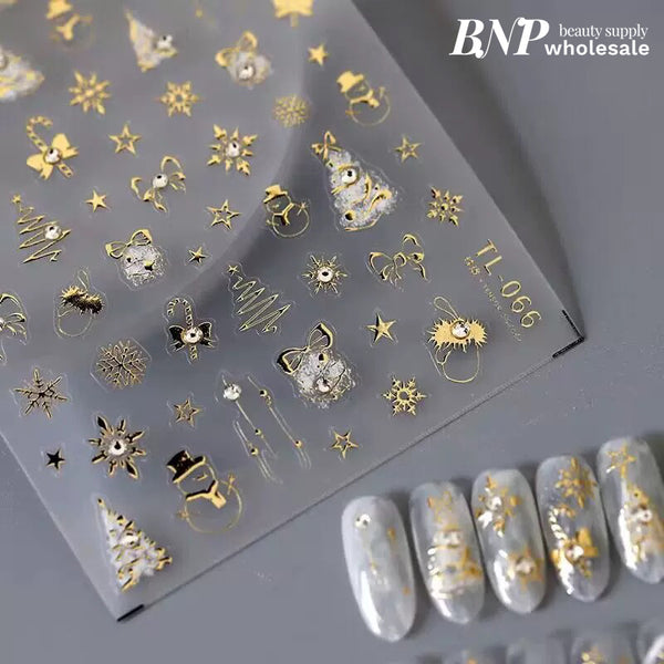 Christmas Nail Art Stickers (36 styles)