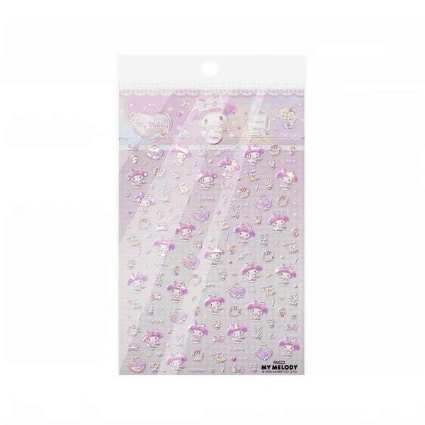 3D Sanrio Hello Kitty Kuromi Cartoon Nail Sticker
