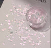 Nail Art Glitter Sequins, Aurora Pink Mermaid, Flower Petal Cherry Blossom Star Shapes
