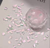 Nail Art Glitter Sequins, Aurora Pink Mermaid, Flower Petal Cherry Blossom Star Shapes